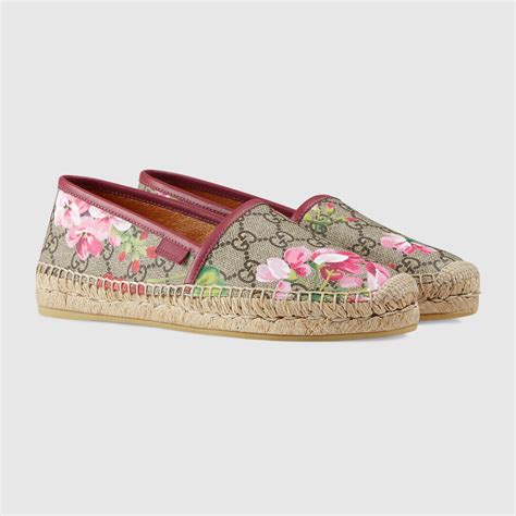 gucci bloom espadrille|Gucci slide sandals.